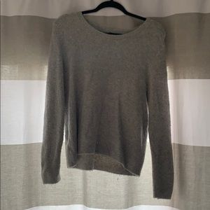 Anne Taylor, gray sweater